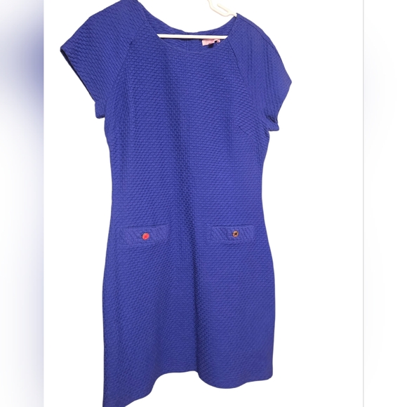 Lilly Pulitzer Dresses & Skirts - Lilly Pulitzer Coco short-sleeve shift dress size XL in a blue/purple